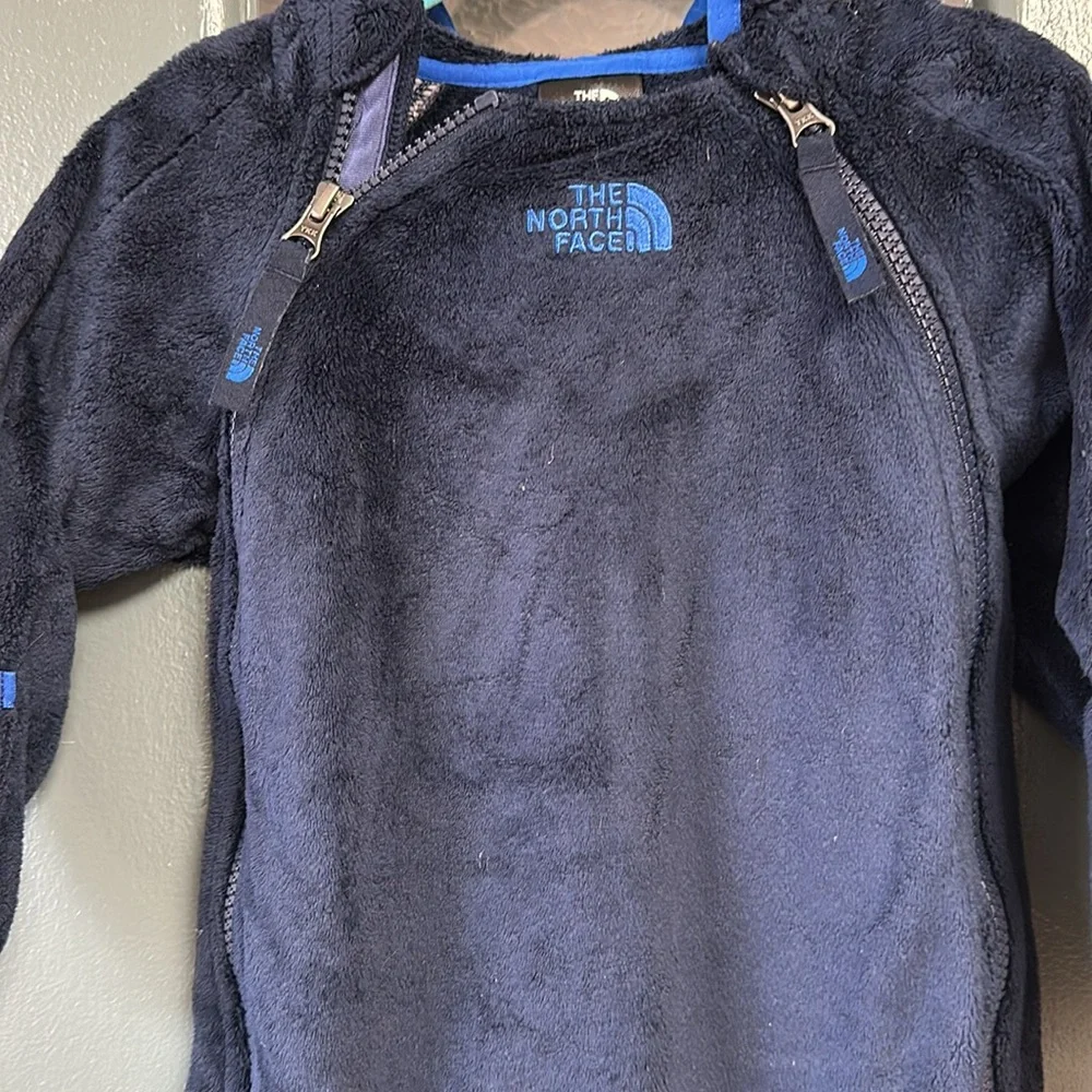 The North Face Blue Winter Baby Bunting Fleece, 6-12 mos - Picture 2 of 5
